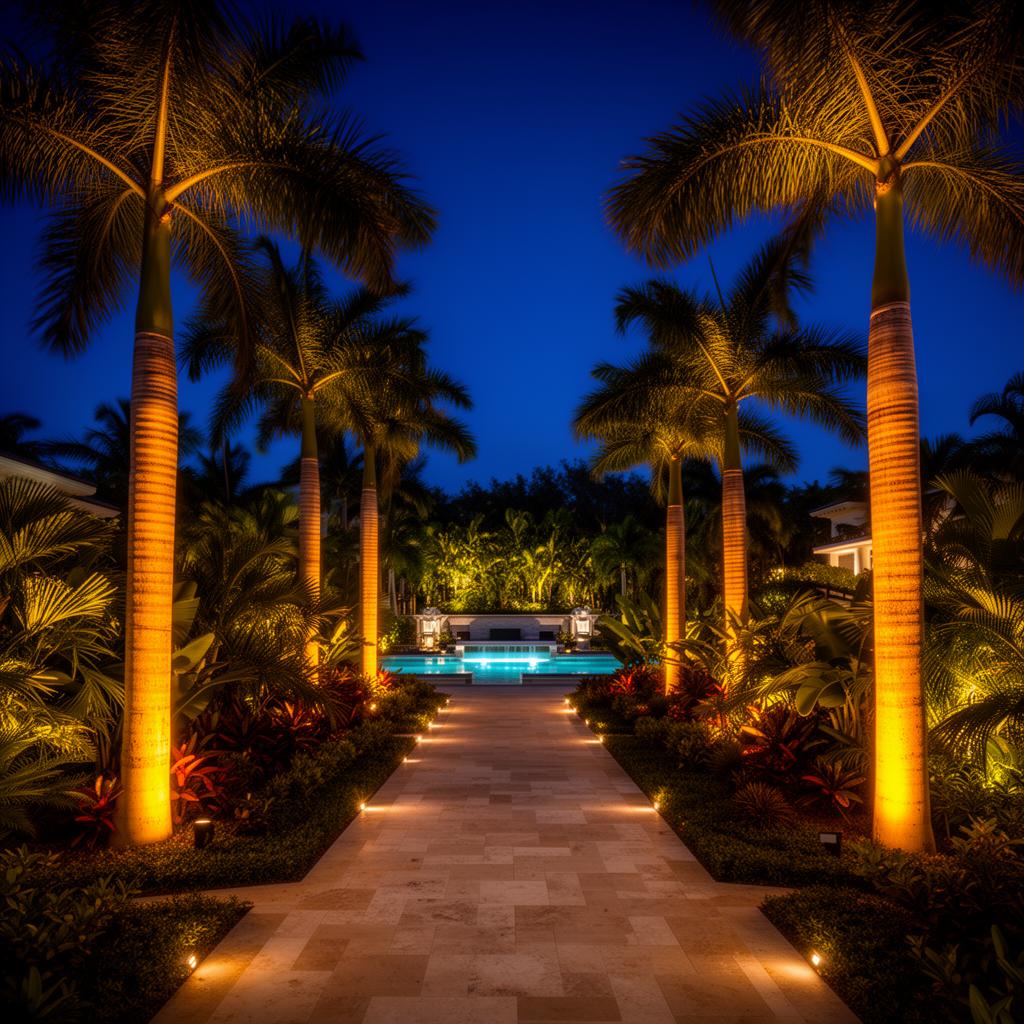Professional landscaping project